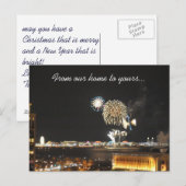 De Pijler 2009 van de marine Feestdagenkaart (Voorkant / Achterkant)