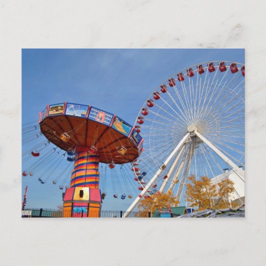 De Pijler van de marine, Chicago Briefkaart (Voorkant)