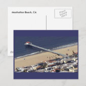 De Pijler van het Strand van Manhattan Briefkaart (Voorkant / Achterkant)