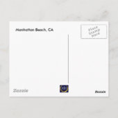 De Pijler van het Strand van Manhattan Briefkaart (Achterkant)