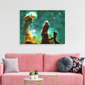 De pijlers van de schepping canvas afdruk (Insitu (Woonkamer))
