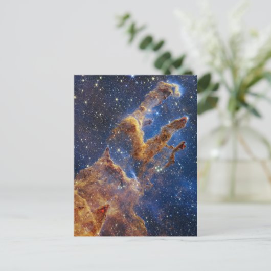 De pijlers van de schepping kijken als T-Rex Briefkaart (Staand voorkant)