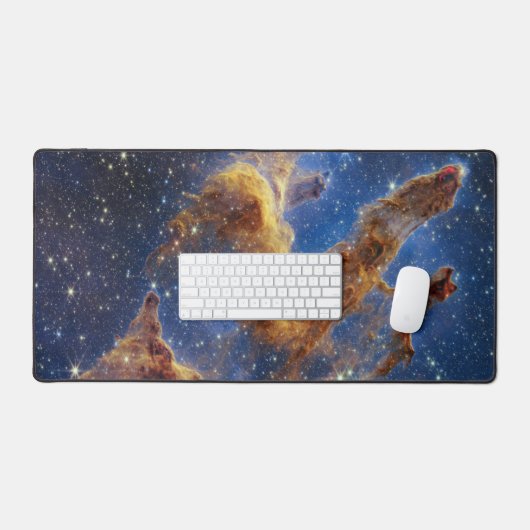 De pijlers van de schepping kijken als T-Rex Bureaumat (Keyboard & Muis)