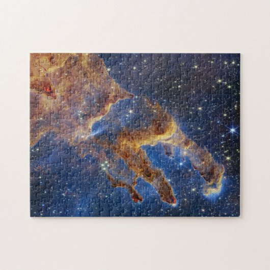 De pijlers van de schepping kijken als T-Rex Legpuzzel (Horizontaal)