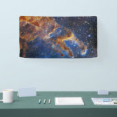 De pijlers van de schepping kijken als T-Rex Spandoek (Beurs)