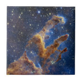 De pijlers van de schepping kijken als T-Rex Tegeltje (Voorkant)