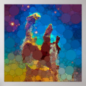 De pijlers van de Schepping, Nebula van de Adelaar Poster (Voorkant)