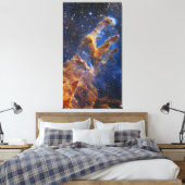 De pijlers van de schepping | NIRCam | JWST Canvas Afdruk (Insitu (Slaapkamer))