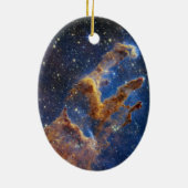 De pijlers van de schepping | NIRCam | JWST Keramisch Ornament (Achterkant)