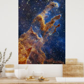 De pijlers van de schepping | NIRCam | JWST Poster (Keuken)