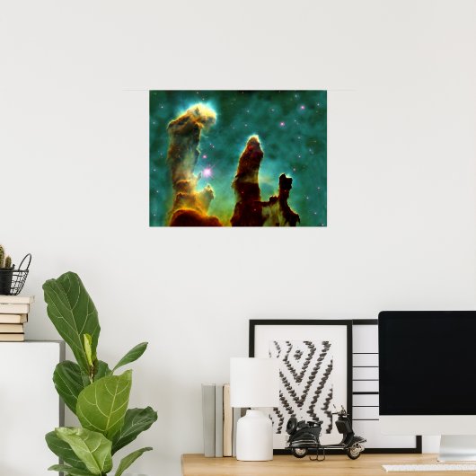 De pijlers van de schepping poster (Thuiskantoor)