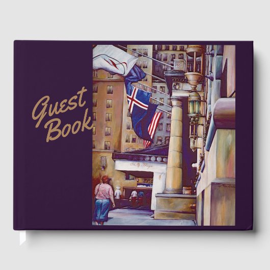 De pijlers van het Plaza Gastenboek (Voorkant)