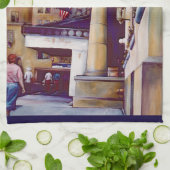 De pijlers van het Plaza Theedoek (Gevouwen)