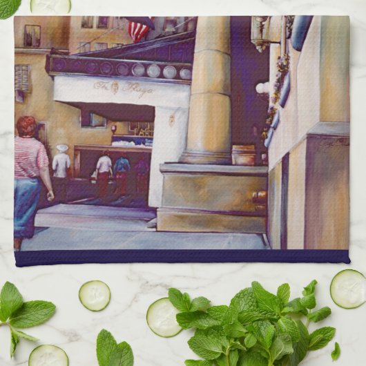 De pijlers van het Plaza Theedoek (Gevouwen)