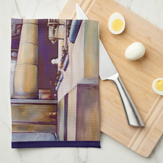 De pijlers van het Plaza Theedoek (Quarter Fold)