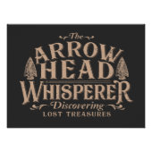 De pijlpunt fluistert, Grappige pijlpunt jacht Perfect Poster (Voorkant)