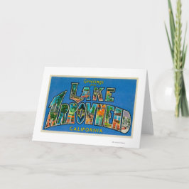 De Pijlpunt van het meer, Californië - de Grote Kaart