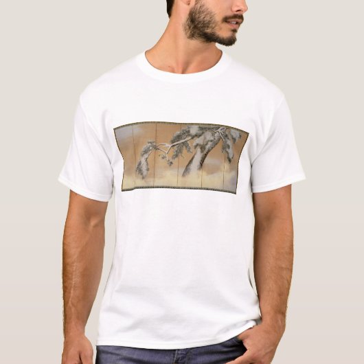 De pijnbomen onder sneeuw t-shirt (Voorkant)
