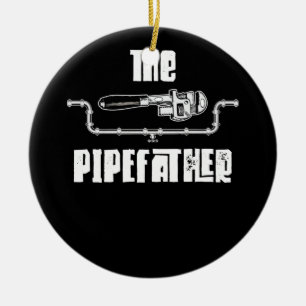 De pijpleiding - Funny Plumber Plumbing Keramisch Ornament