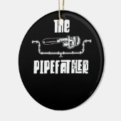 De pijpleiding - Funny Plumber Plumbing Keramisch Ornament (Links)