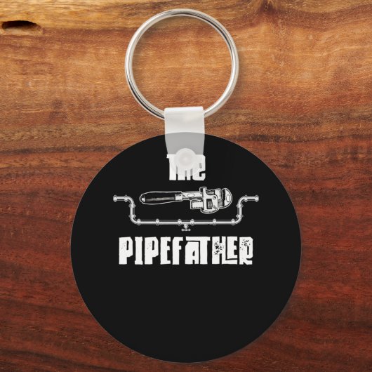 De pijpleiding - Funny Plumber Plumbing Sleutelhanger (Voorkant)