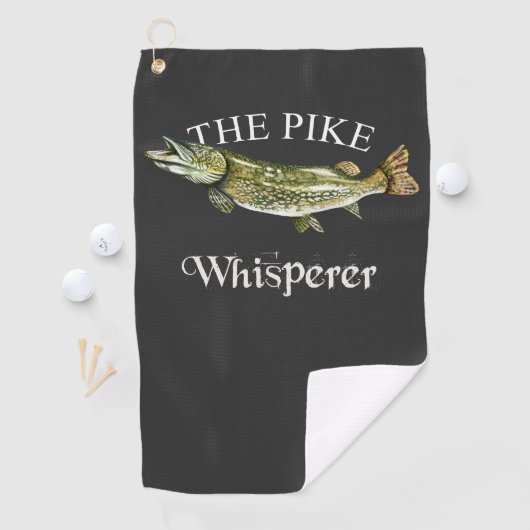 De pike Whisperer Dark Vist handdoek (Insitu)