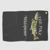 De pike Whisperer Dark Vist handdoek (Horizontaal)