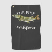 De pike Whisperer Dark Vist handdoek (Voorkant)