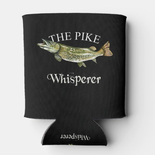 De pike Whisperer Donker Blikjeskoeler (Achterkant)