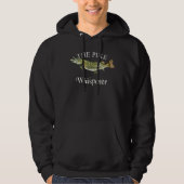 De pike Whisperer Donker Hoodie (Voorkant)