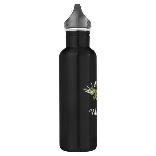 De pike Whisperer Donker Waterfles (Links)