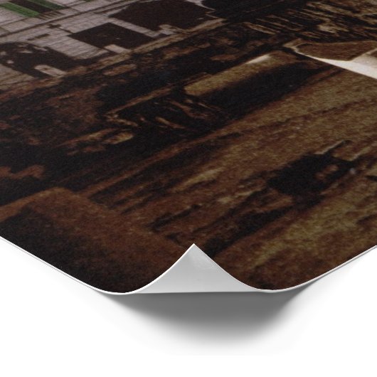 De Pilaar van Trajanus in Rome (1900) Poster (Hoek)