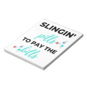 De pillen van het slingin om de rekeningen te beta notitieblok (Linkerzijde)