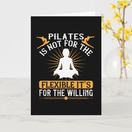 De piloot is niet flexibel kaart (Gele Bloem)