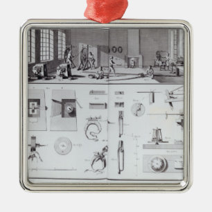 De Pin Factory, bord 2 van Volume IV Metalen Ornament