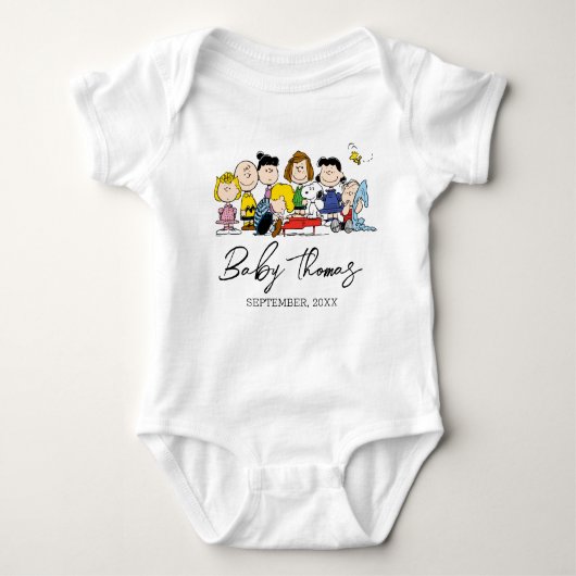De pinda's | Aankondiging van Baby Romper (Voorkant)