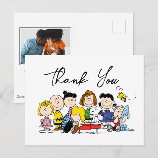 De pinda's | BABY SHOWER Briefkaart (Voorkant / Achterkant)