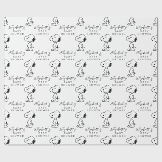 De pinda's | BABY SHOWER Cadeaupapier (Vlak)