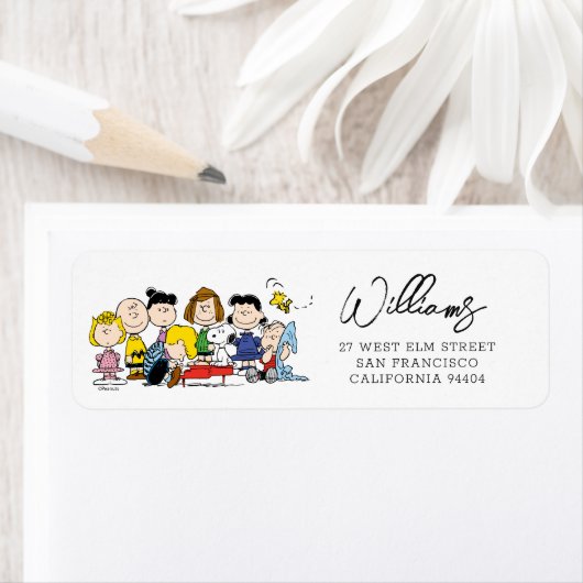 De pinda's | BABY SHOWER Etiket (Insitu)