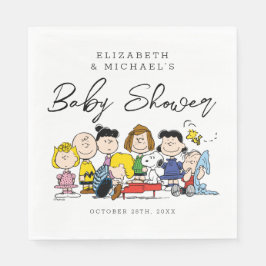 De pinda's | BABY SHOWER Servet