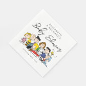 De pinda's | BABY SHOWER Servet (Hoek)