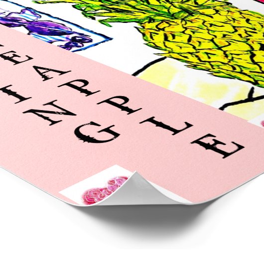 De Pineappel van de Juiste Wing (de Politieke Reek Poster (Hoek)