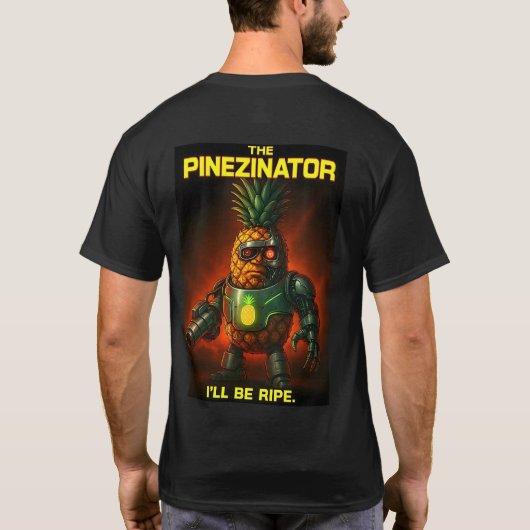 De Pinezinator – het ananasrijk T-shirt (Achterkant)