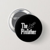 De Pinfather Bowling Vader Vaderdag Bowler Papa Ronde Button 5,7 Cm (Voorkant /achterkant)