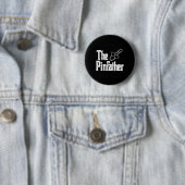 De Pinfather Bowling Vader Vaderdag Bowler Papa Ronde Button 5,7 Cm (In situ)