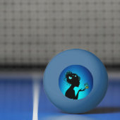 De Ping Pong Pingpongbal (Net)