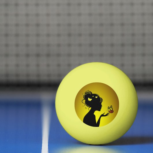 De Ping Pong Pingpongbal (Net)