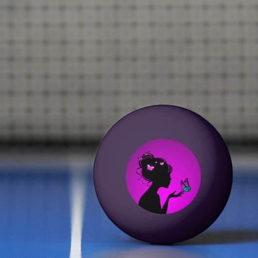 De Ping Pong Pingpongbal (Net)