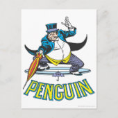 De pinguïn briefkaart (Voorkant)