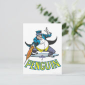 De pinguïn briefkaart (Staand voorkant)
